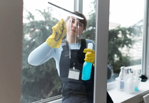 Nettoyage de vitres intérieures et extérieures à Breilly